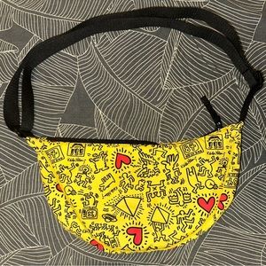 Uniqlo Keith Haring Round Mini Shoulder Bag